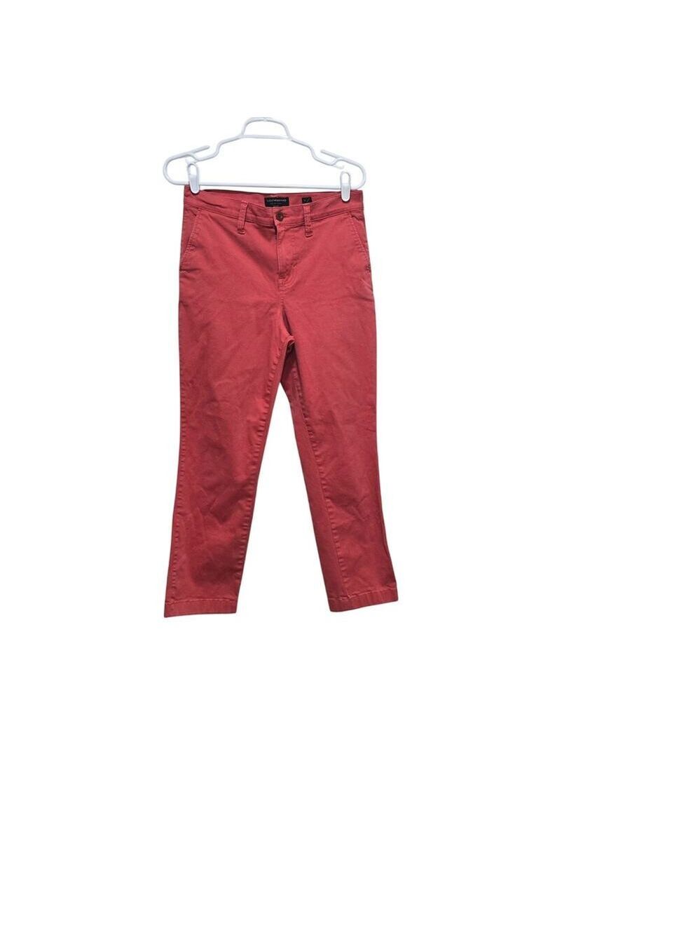 Lucky Brand Coral Slim Straight Crop Chino Pants Size 4/27